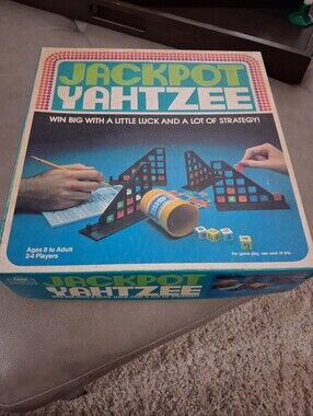 Vintage 1980 Jackpot Yahtzee Board Game By E.S Lowe In Excellent Condition